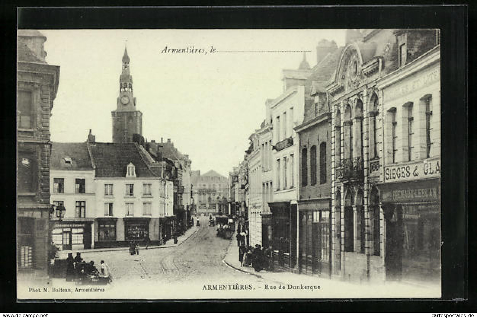CPA Armentières, Rue De Dunkerque  - Dunkerque