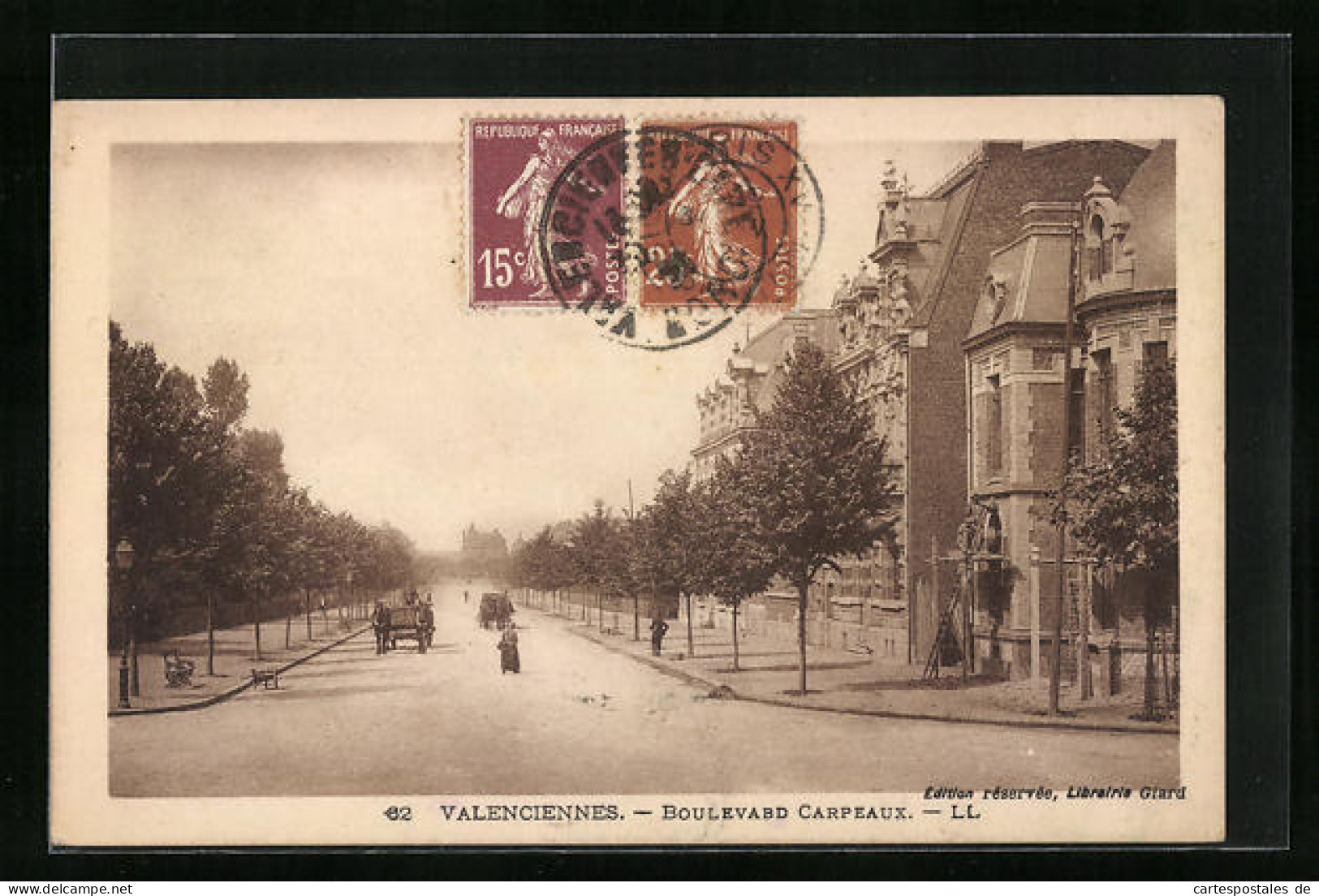 CPA Valenciennes, Boulevard Carpeaux  - Valenciennes