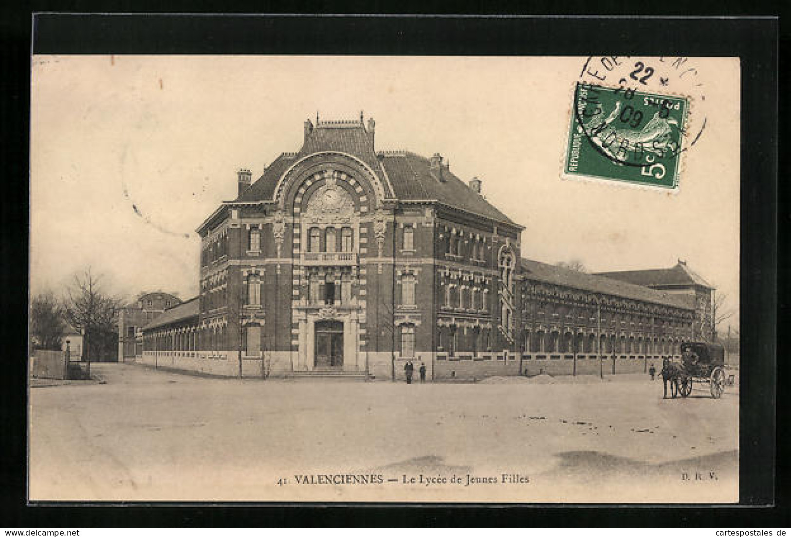 CPA Valenciennes, Le Lycée De Jeunes Filles  - Valenciennes