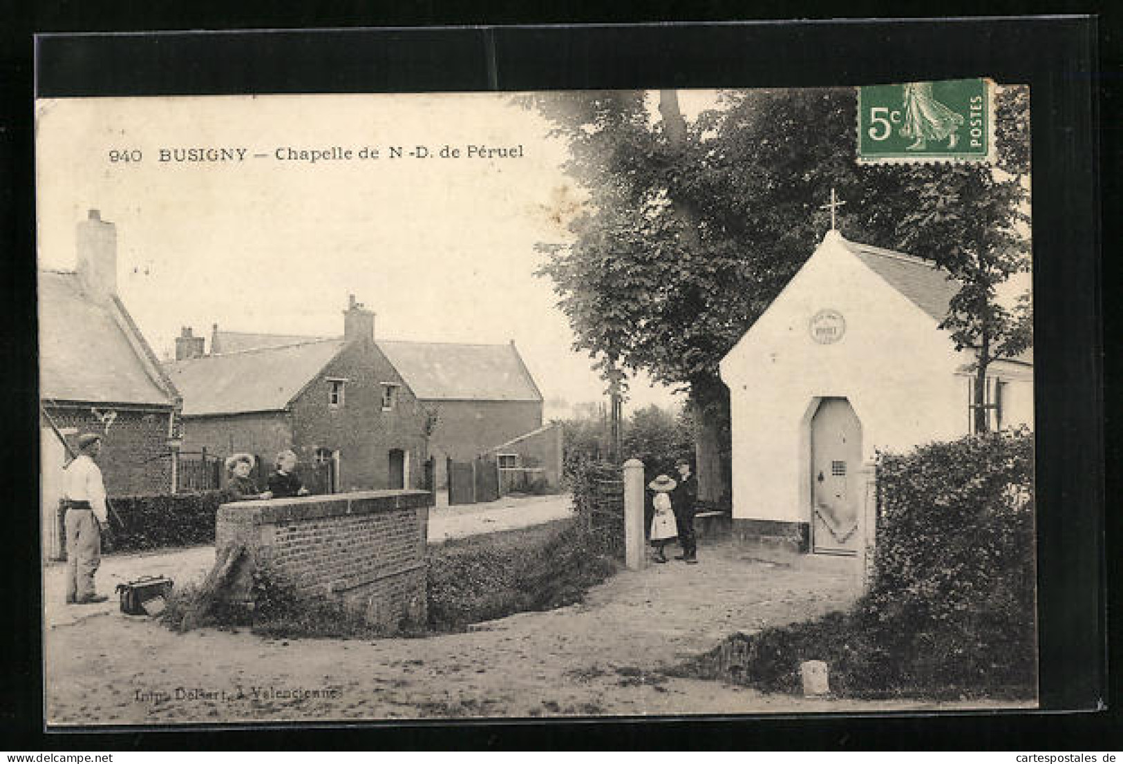 CPA Busigny, Chapelle De N.-D. De Péruel  - Autres & Non Classés