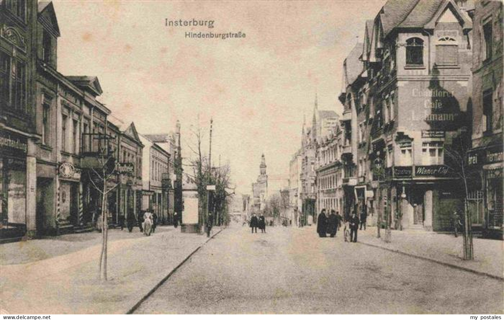 73973912 INSTERBURG_Tschernjachowsk_Kaliningrad_RU Hindenburgstrasse Feldpost - Russia