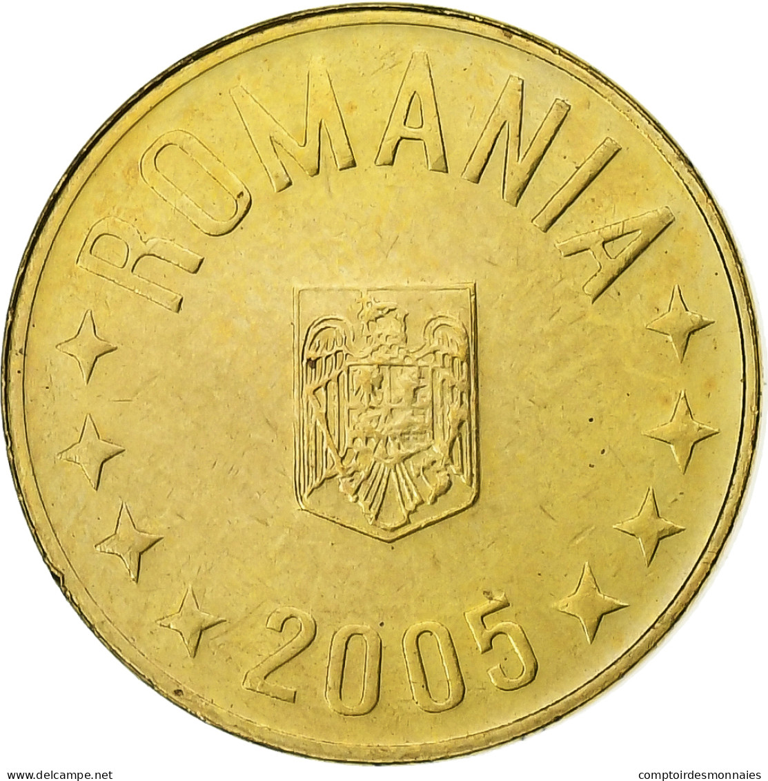 Roumanie, Ban, 2005, Brass Plated Steel, SPL, KM:189 - Romania