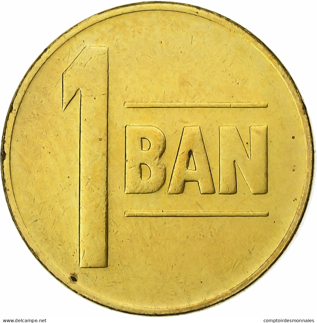 Roumanie, Ban, 2005, Brass Plated Steel, SPL, KM:189 - Roumanie