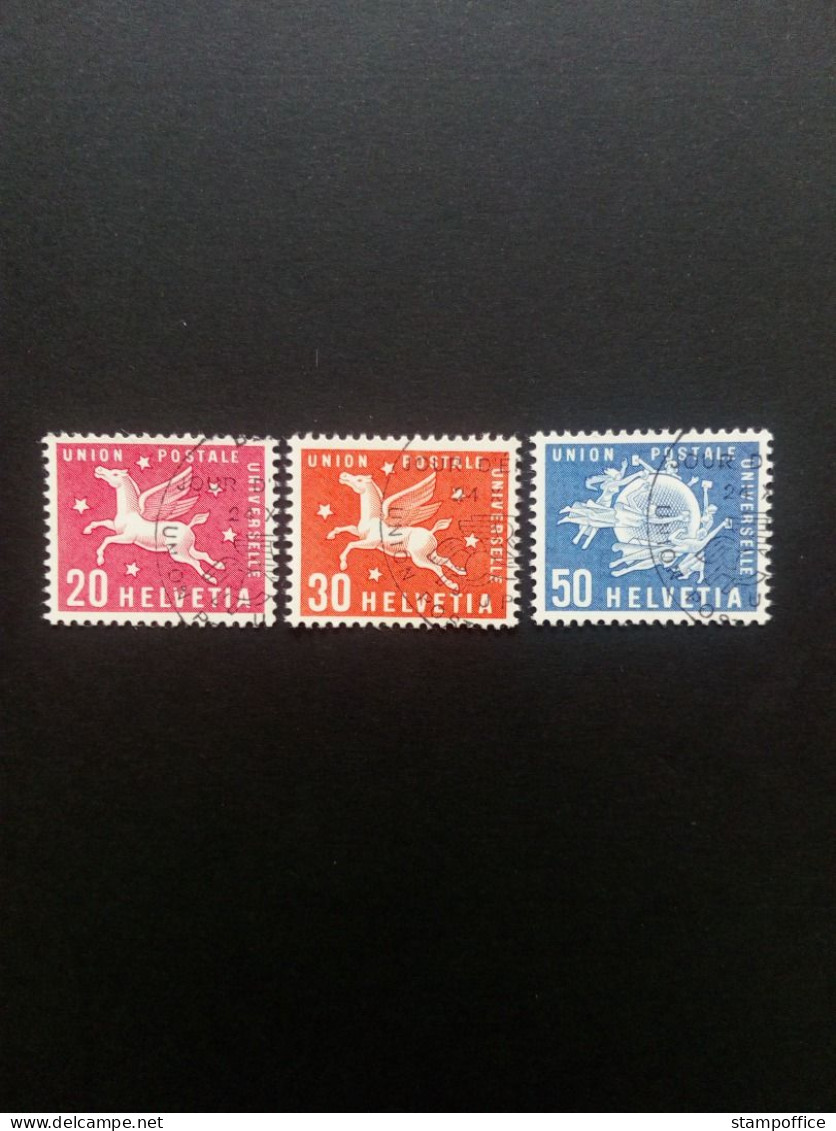 SCHWEIZ WELTPOSTVEREIN MI-NR. 7-9 GESTEMPELT(USED) UPU 1960 - U.P.U.