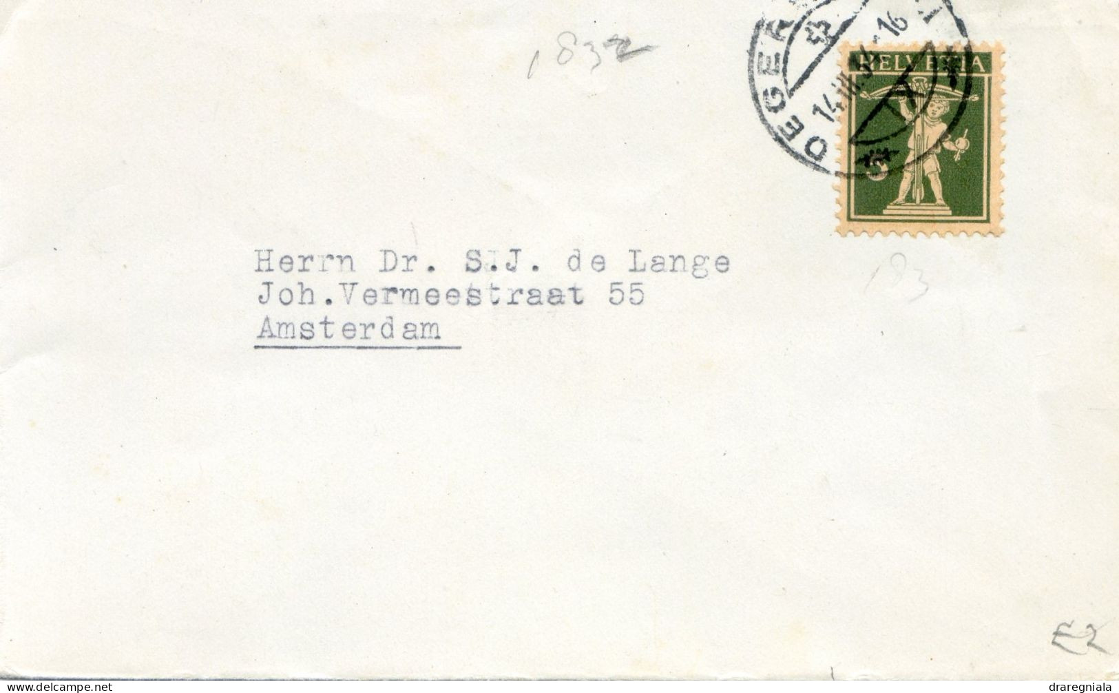 Mail Von Degershelm1934 - Tellknabe 183z! - Postmark Collection