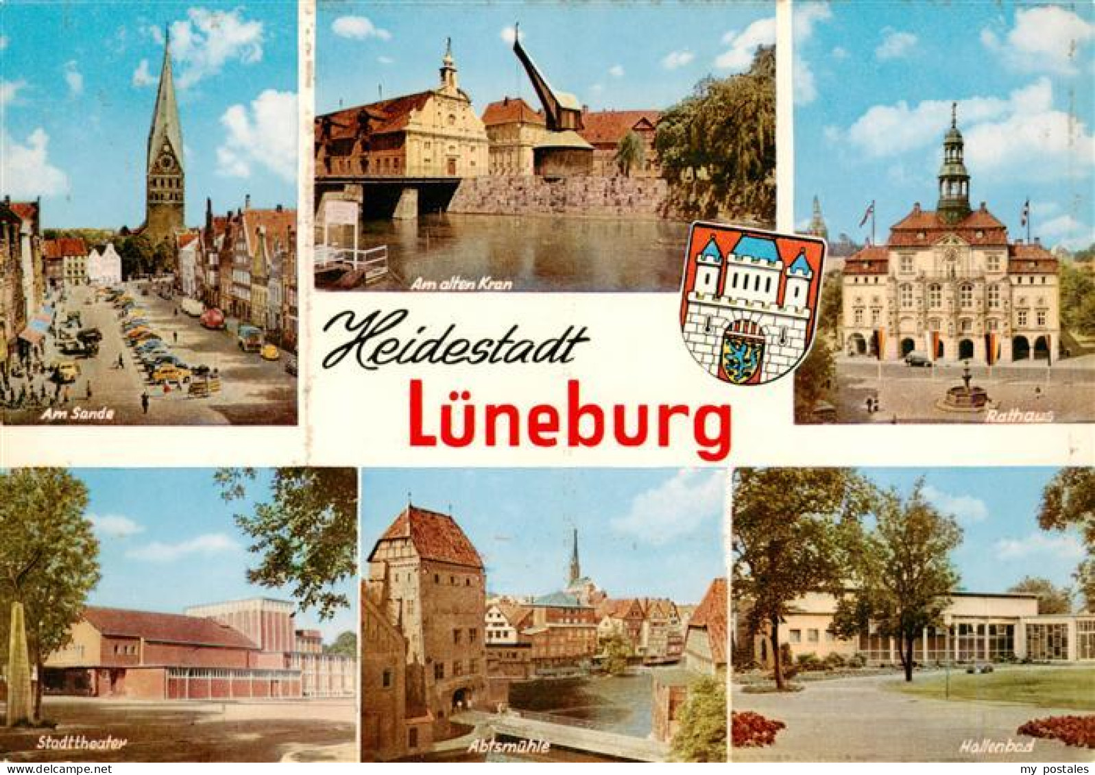 73942254 Lueneburg Am Sande Stadtzentrum Am Alten Kran Rathaus Stadttheater Abts - Lüneburg