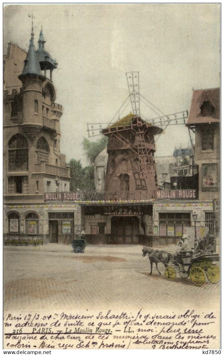 Paris - Le Moulin Rouge - Altri & Non Classificati