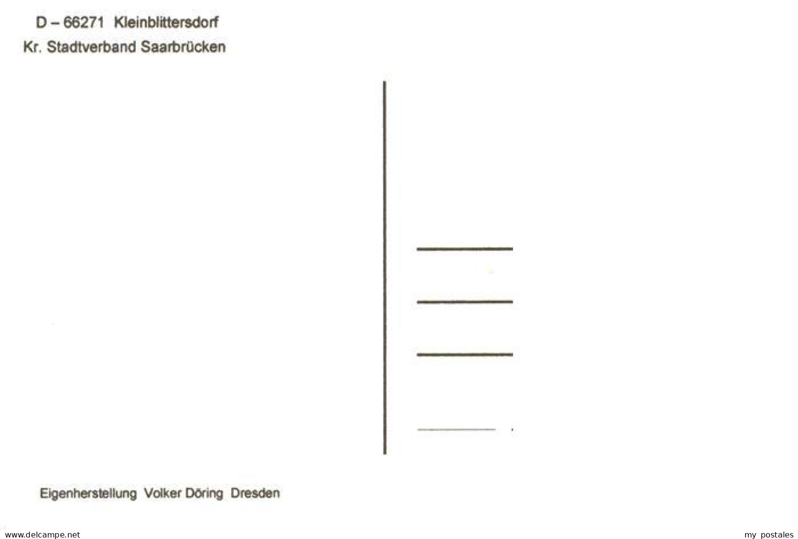 73942245 Kleinblittersdorf_Saarland Rathaus Partie Am Teich Freundschaftsbruecke - Autres & Non Classés