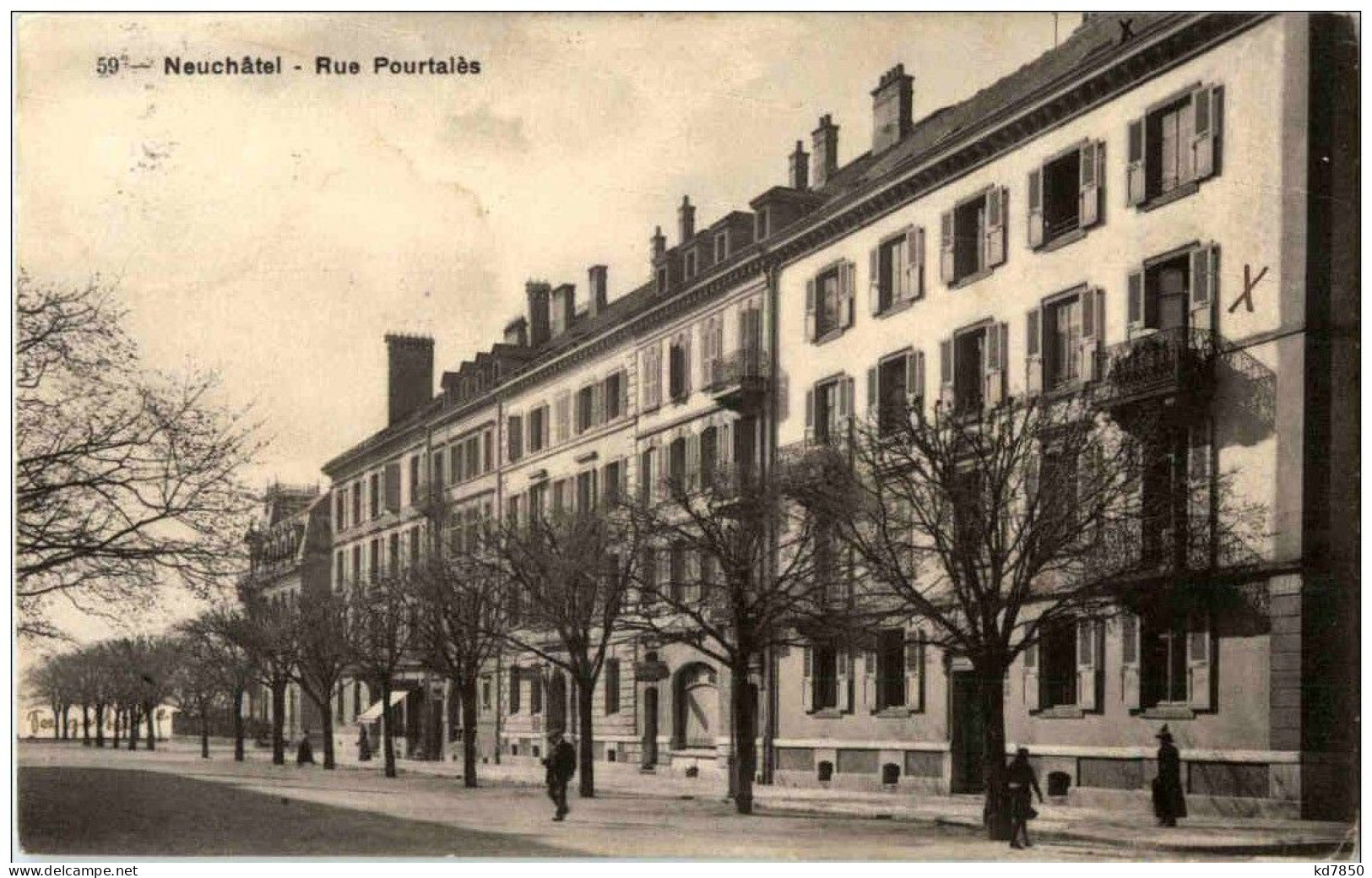 Neuchatel - Rue Pourtales - Neuchâtel