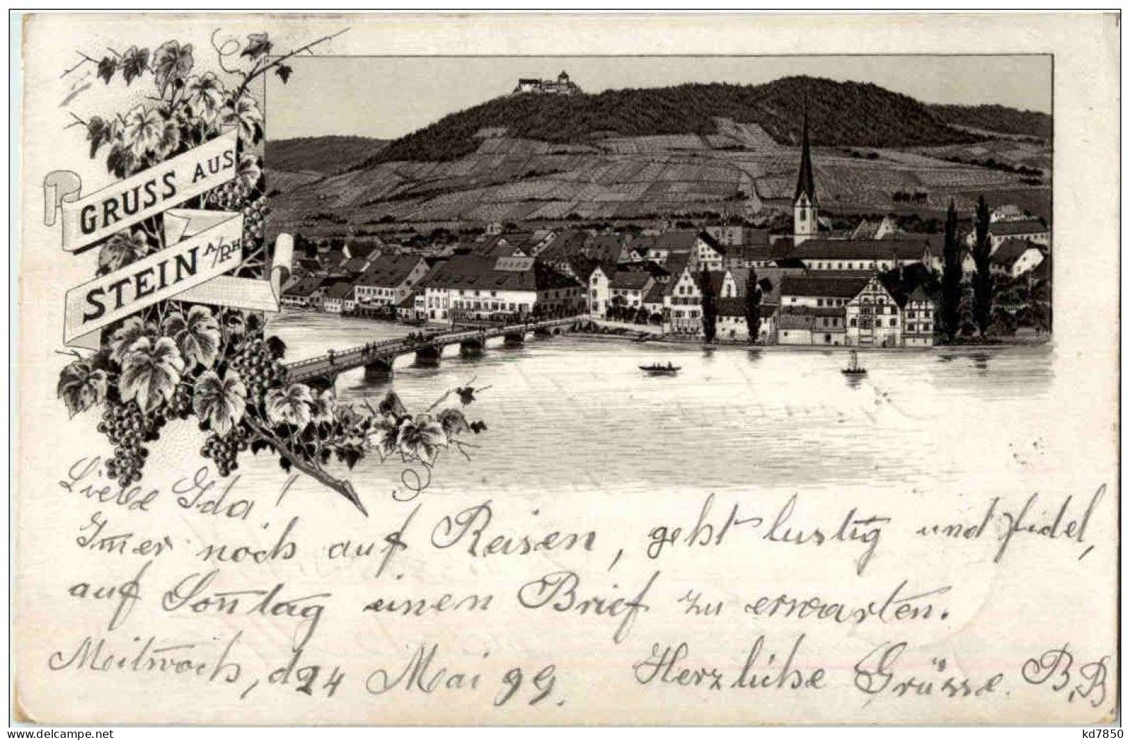 Gruss Aus Stein Am Rhein - Litho - Stein Am Rhein