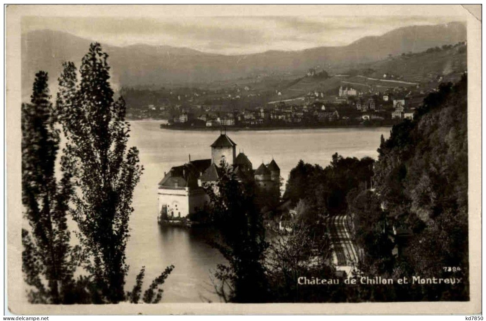 Chateau De Chillon Et Montreux - Montreux