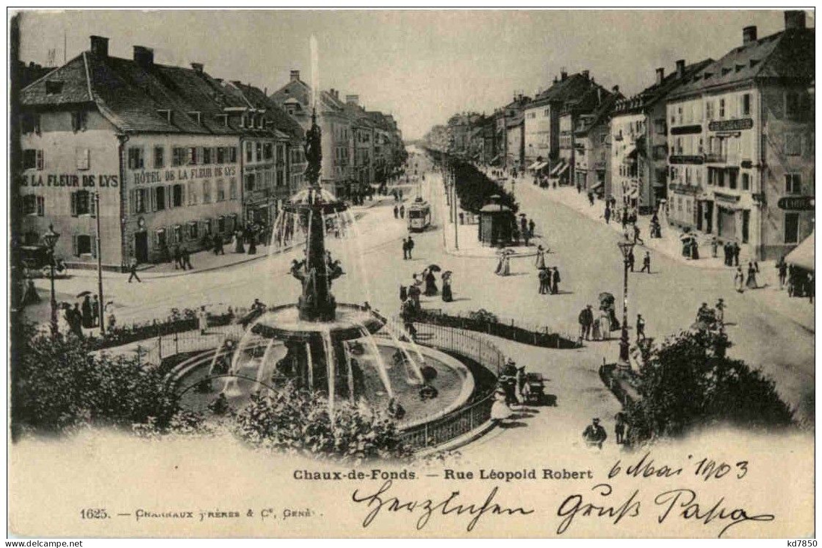 La Chaux De Fonds - Rue Leopold Robert - La Chaux-de-Fonds