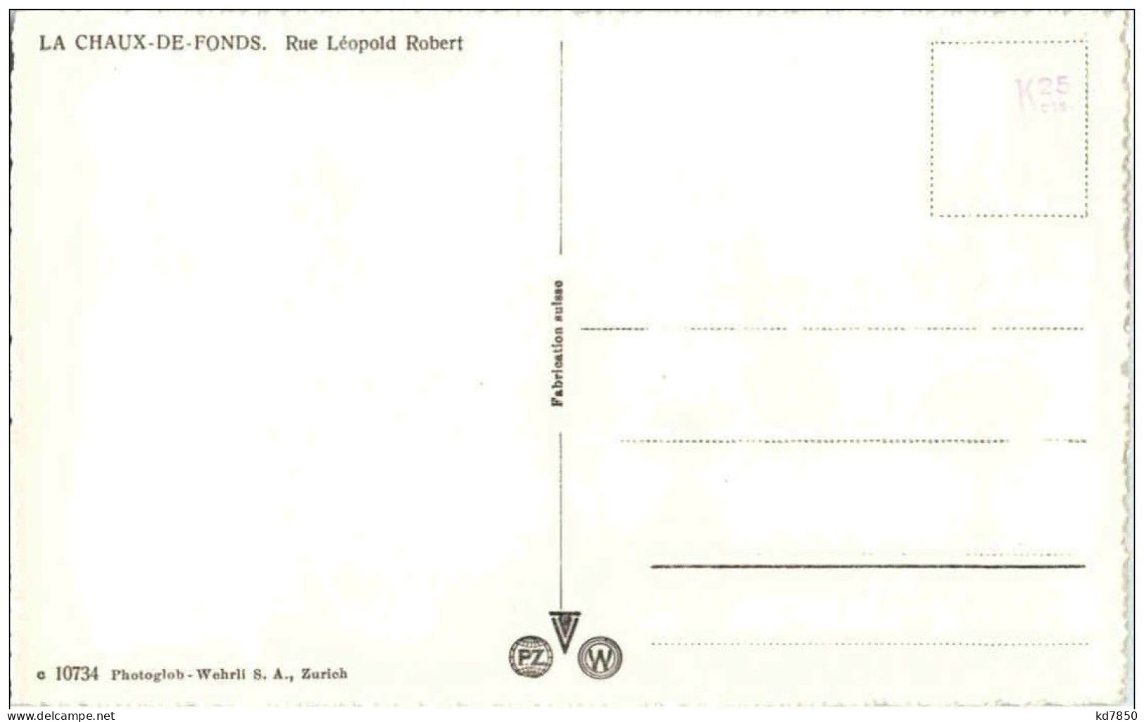 La Chaux De Fonds - Rue Leopold Robert - La Chaux-de-Fonds