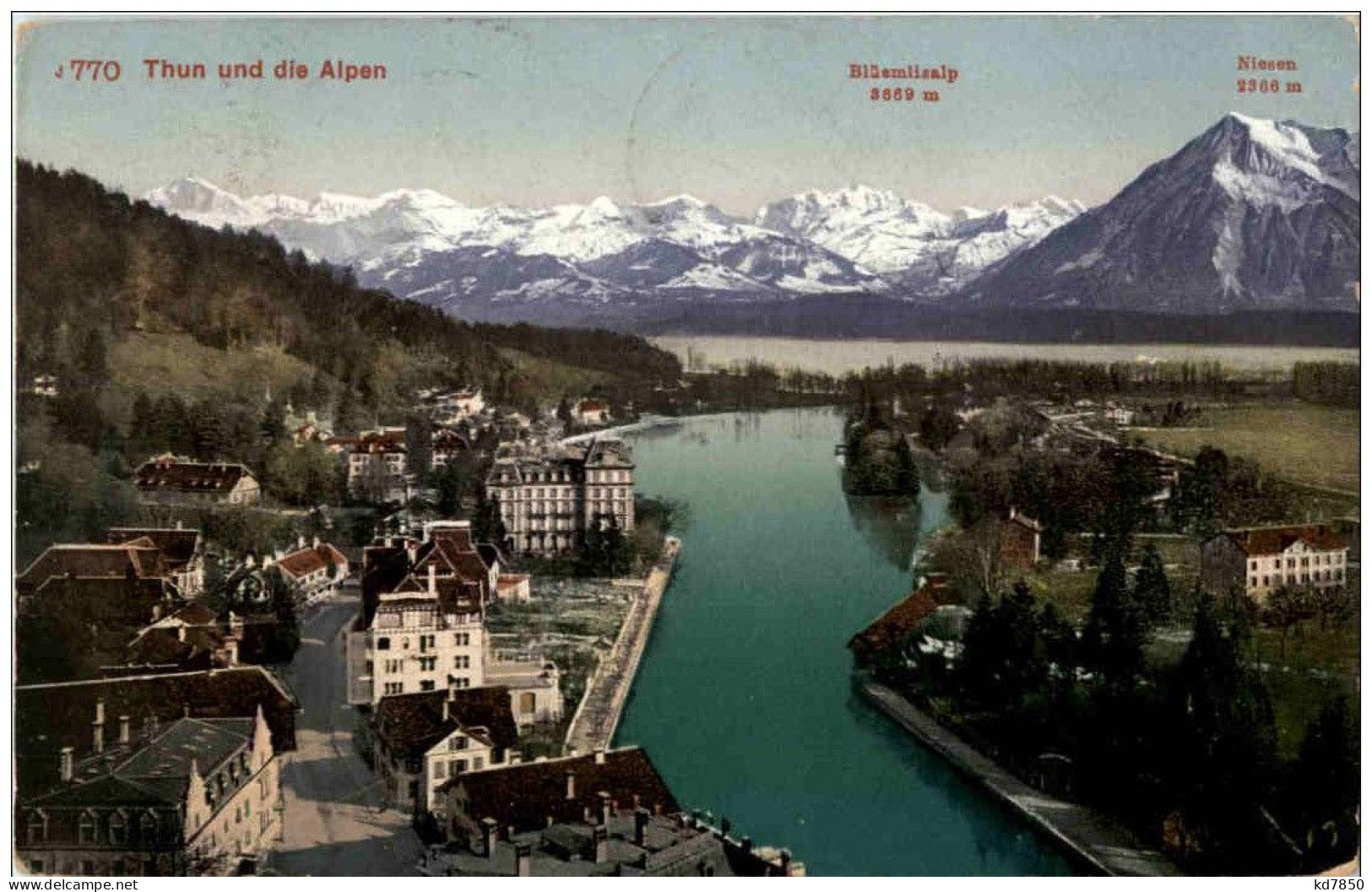 Thun Und Die Alpen - Thun