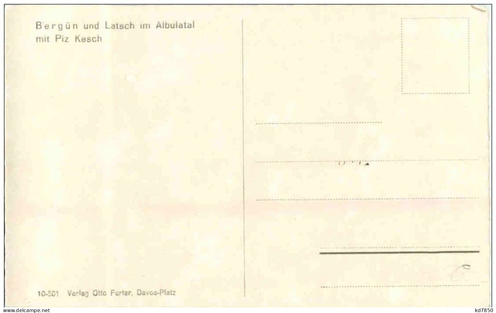 Bergün Und Latsch Im Albulatal - Bergün/Bravuogn