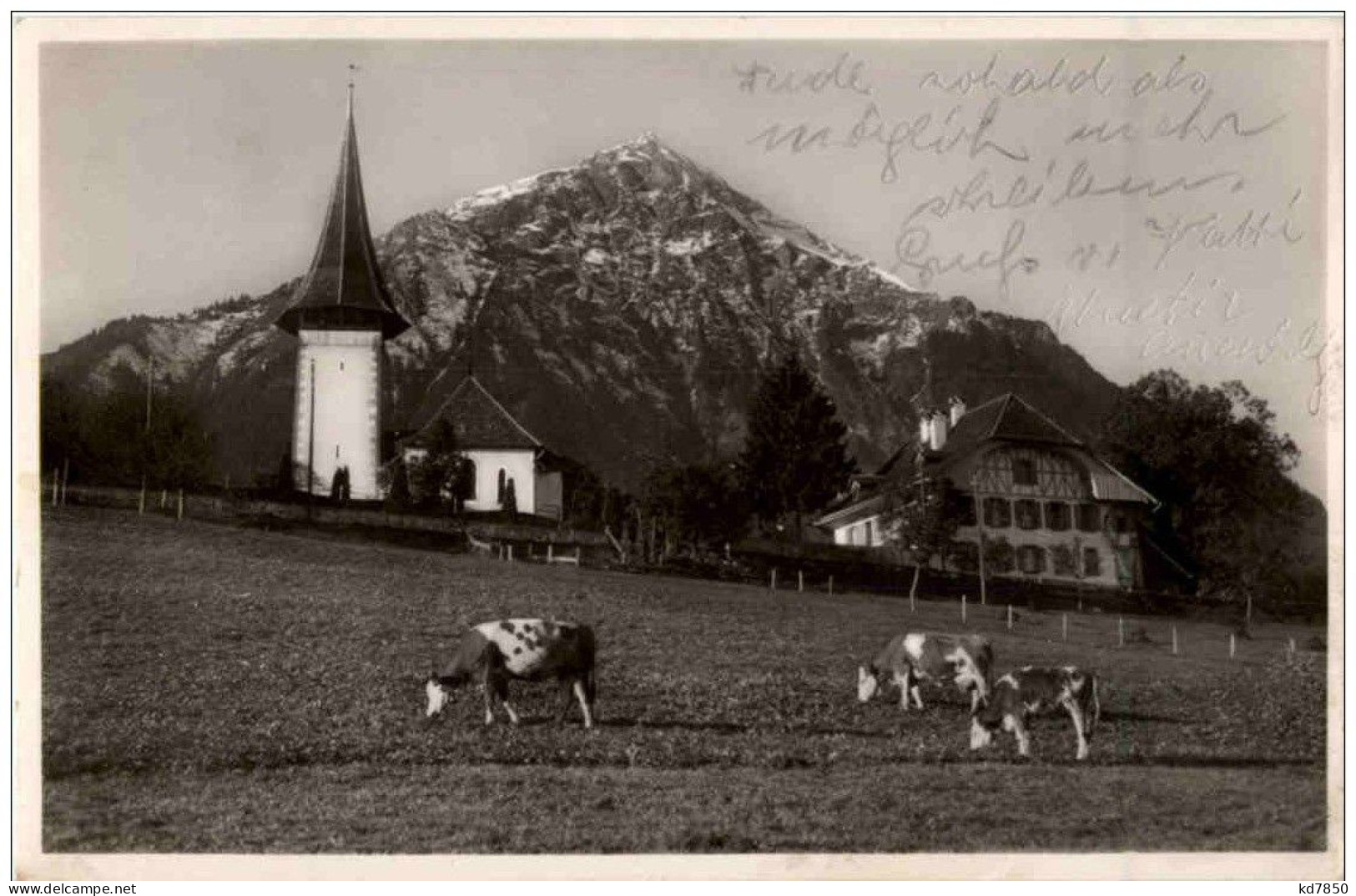 Aeschi - Landschaft Mit Niesen - Aeschi Bei Spiez