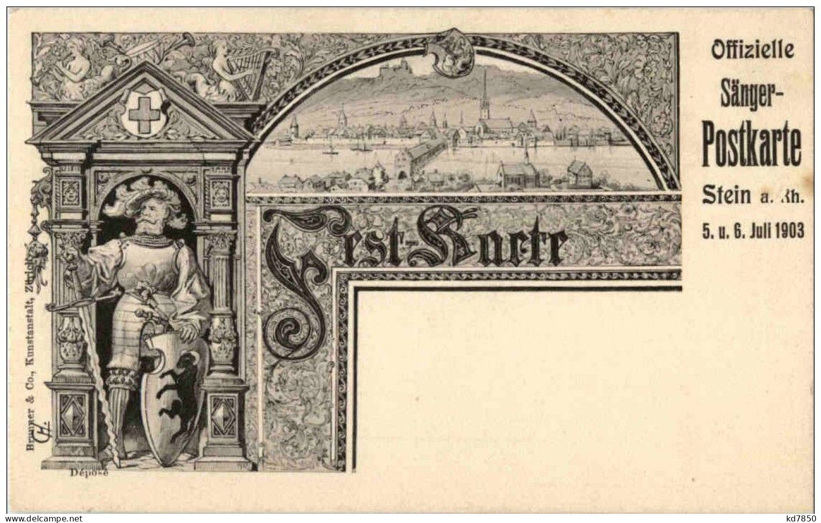 Stein Am Rhein - Sänger Postkarte 1903 - Stein Am Rhein