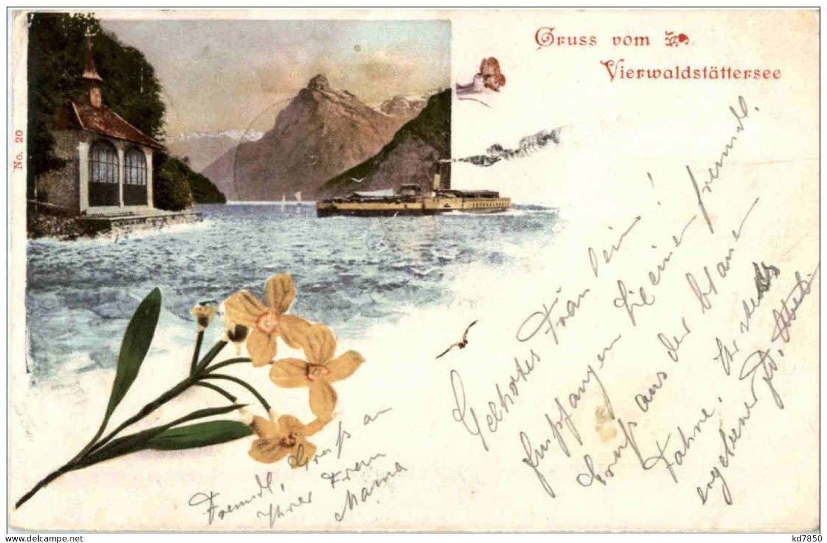 Gruss Vom Vierwaldstättersee - Litho - Sonstige & Ohne Zuordnung