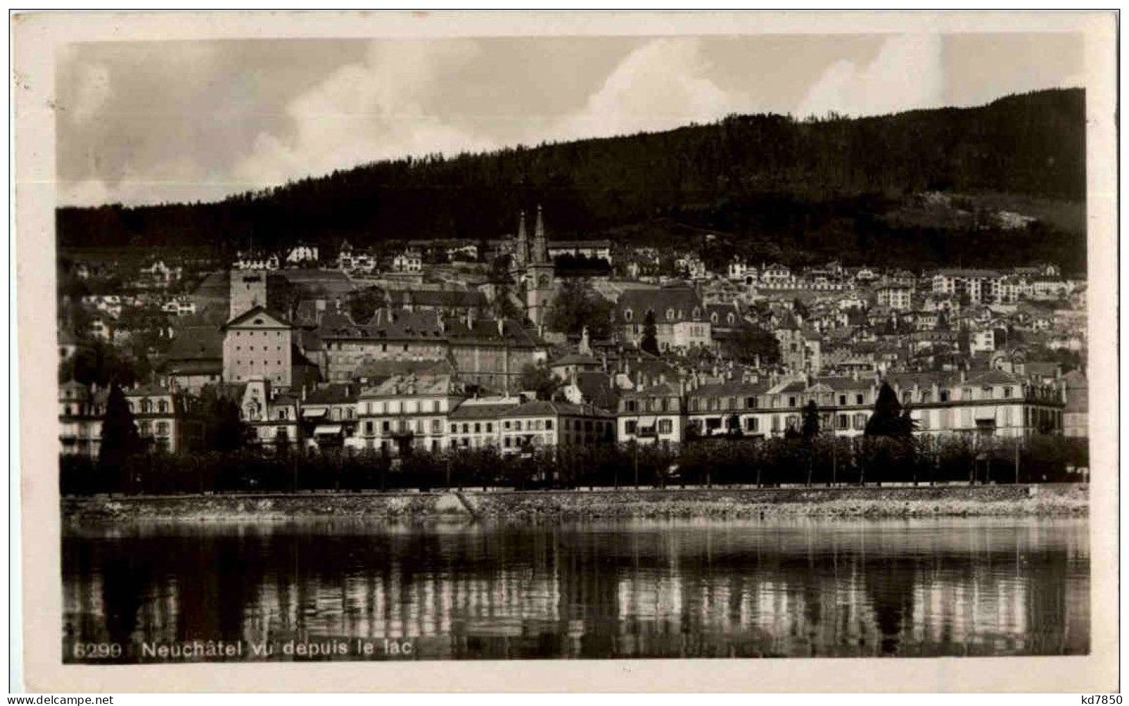 Neuchatel Vu Depuis Le Lac - Neuchâtel