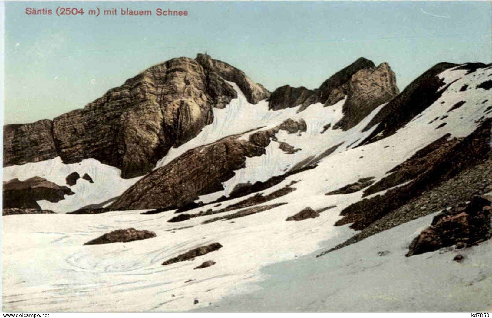 Säntis Mit Bluaem Schnee - Autres & Non Classés