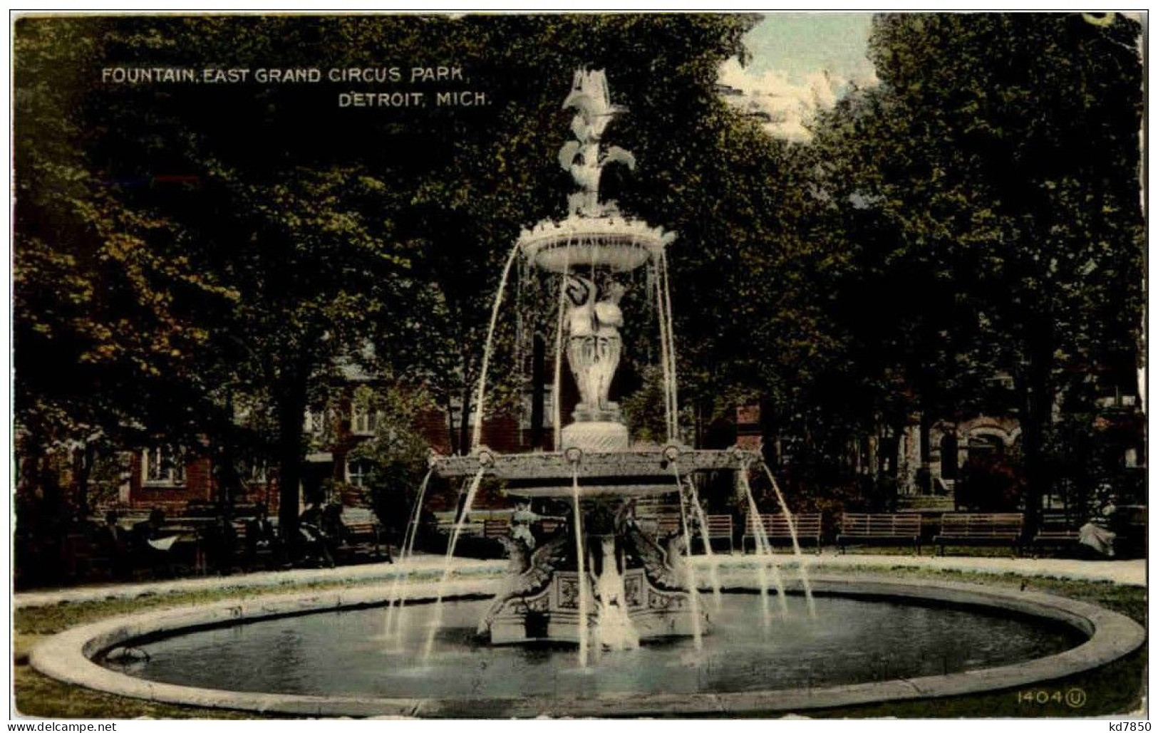 Detroit - Fountain East Grand Circus Park - Detroit