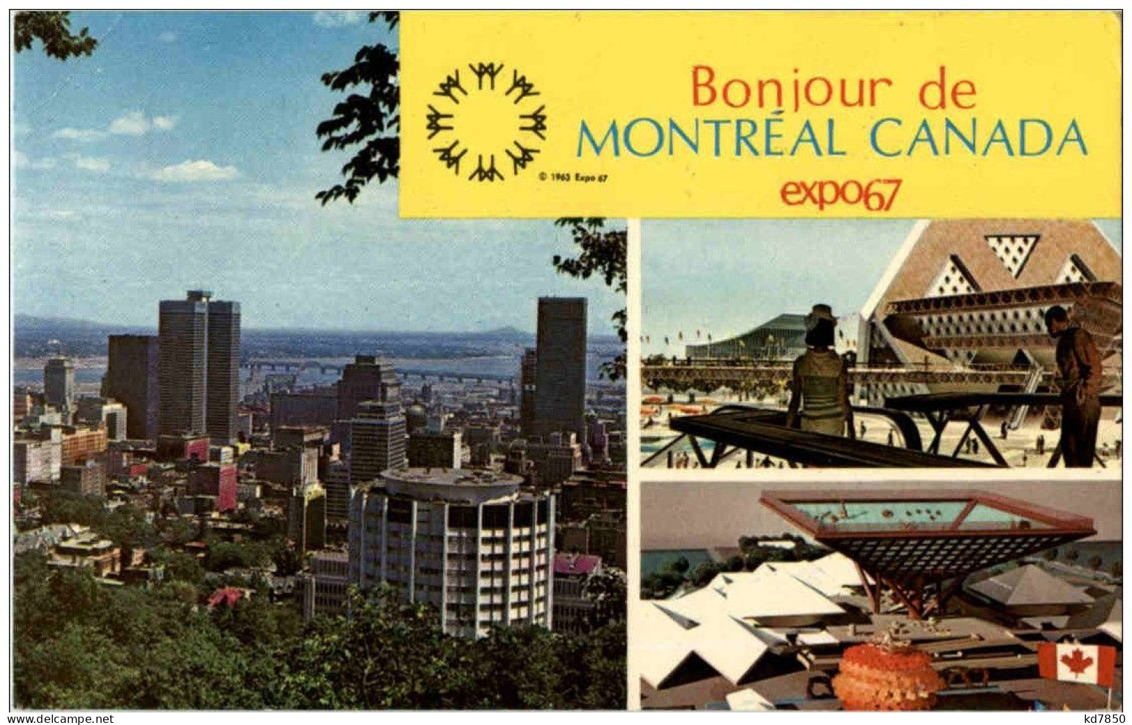 Bonjour De Montreal Expo67 - Otros & Sin Clasificación