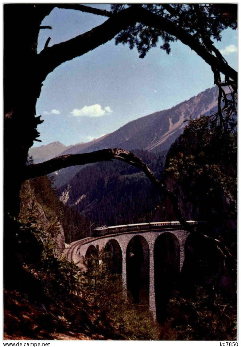 Landwasser Viadukt - Eisenbahn - Trenes