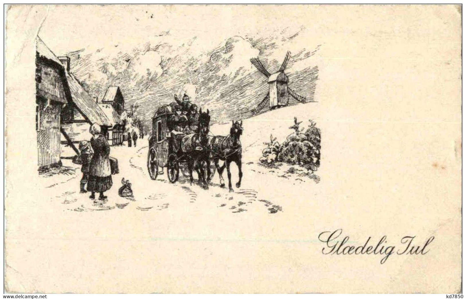 Gloedelig Jul - Kutsche - Altri & Non Classificati
