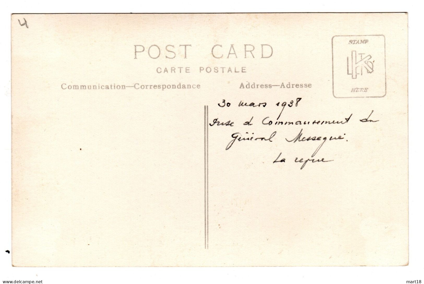 Carte Postale 1938 - Sénégal - St Louis - Revue Militaire, Défilé, Généraux - Senegal