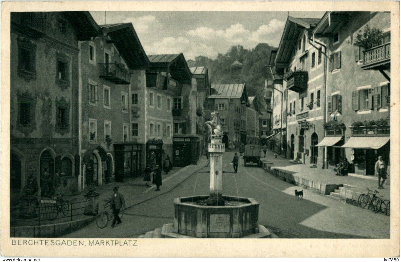 Berchtesgaden - Marktplatz - Berchtesgaden