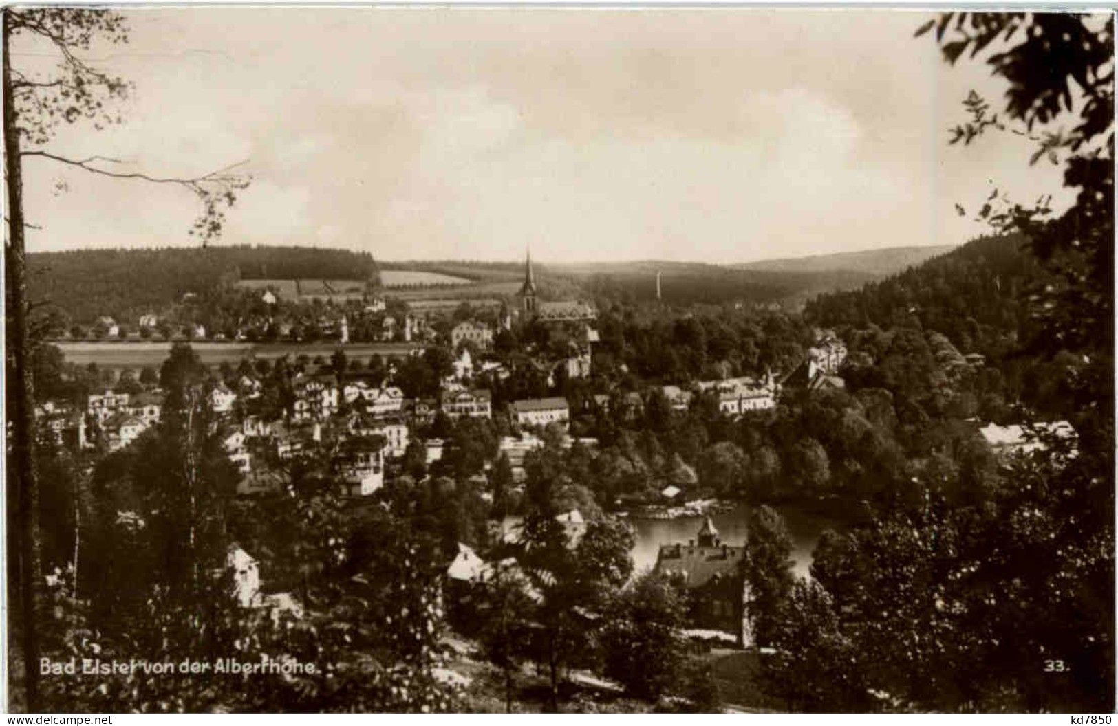 Bad Elster Von Der Alberthöhe - Bad Elster