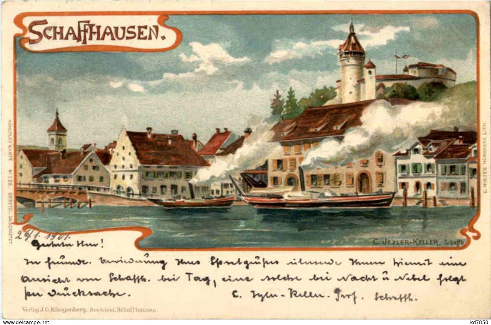 Schaffhausen - Litho - Schaffhouse