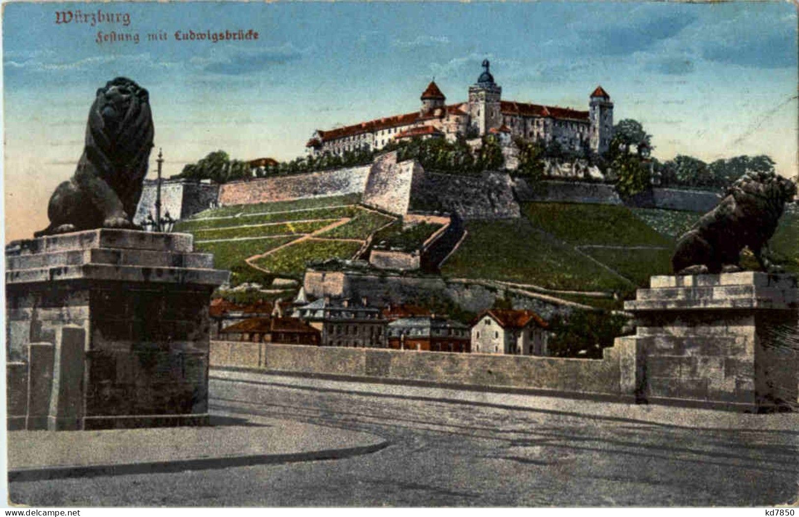 Würzburg - Festung Mit Ludwigsbrücke - Wuerzburg