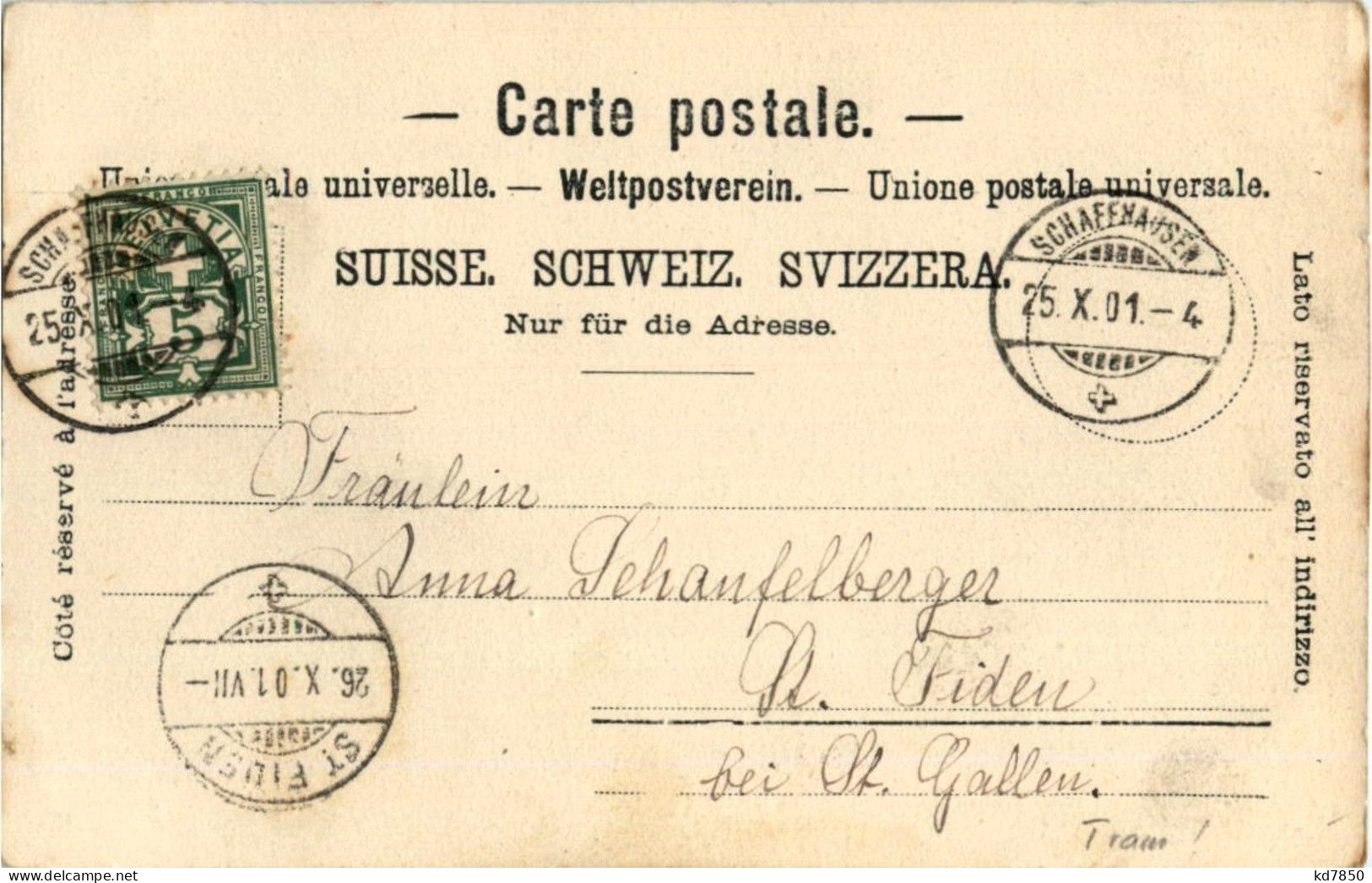 Gruss Aus Schaffhausen - Neues Postgebäude - Schaffhouse