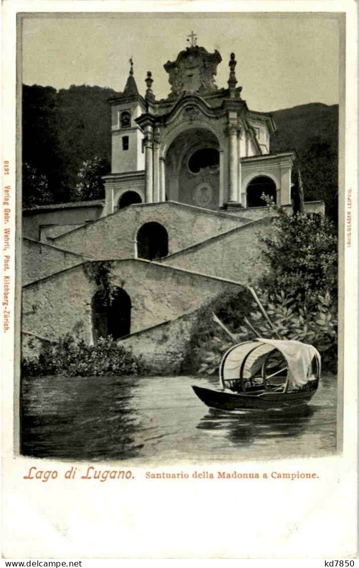 Lago Di Lugano - Santuari Della Madonna A Campione - Lugano