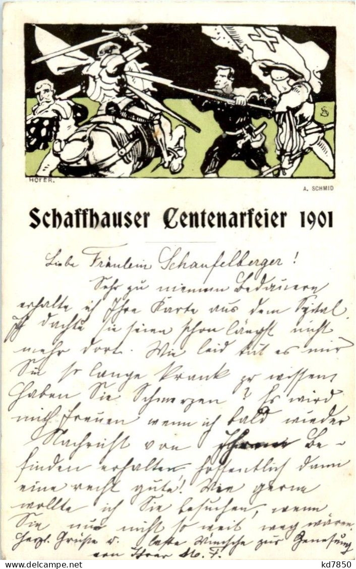 Schaffhausen - Centenarfeier 1901 - Schaffhouse