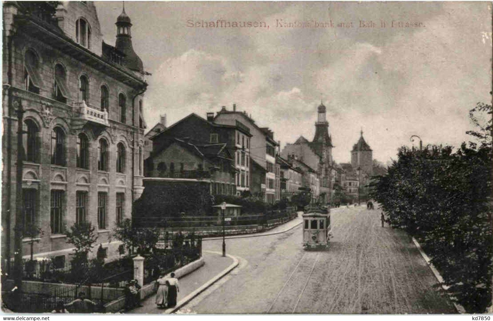 Schaffhausen - Kantonalbank Mit Tram - Schaffhouse