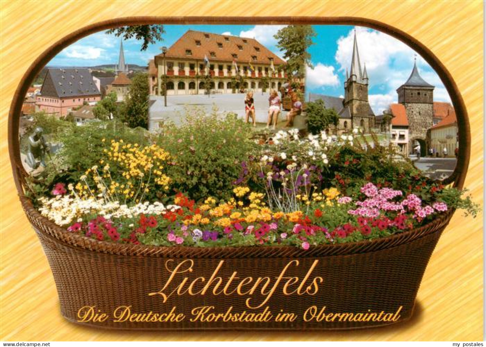 73901186 Lichtenfels Bayern Die Deutsche Korbstadt Blumen Motiv Innenstadt Licht - Lichtenfels