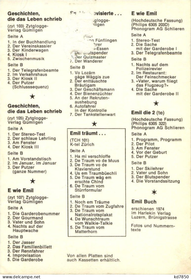 Emil Mit Autogramm - Andere & Zonder Classificatie