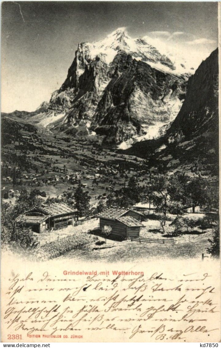 Grindelwald Mit Wtterhorn - Grindelwald