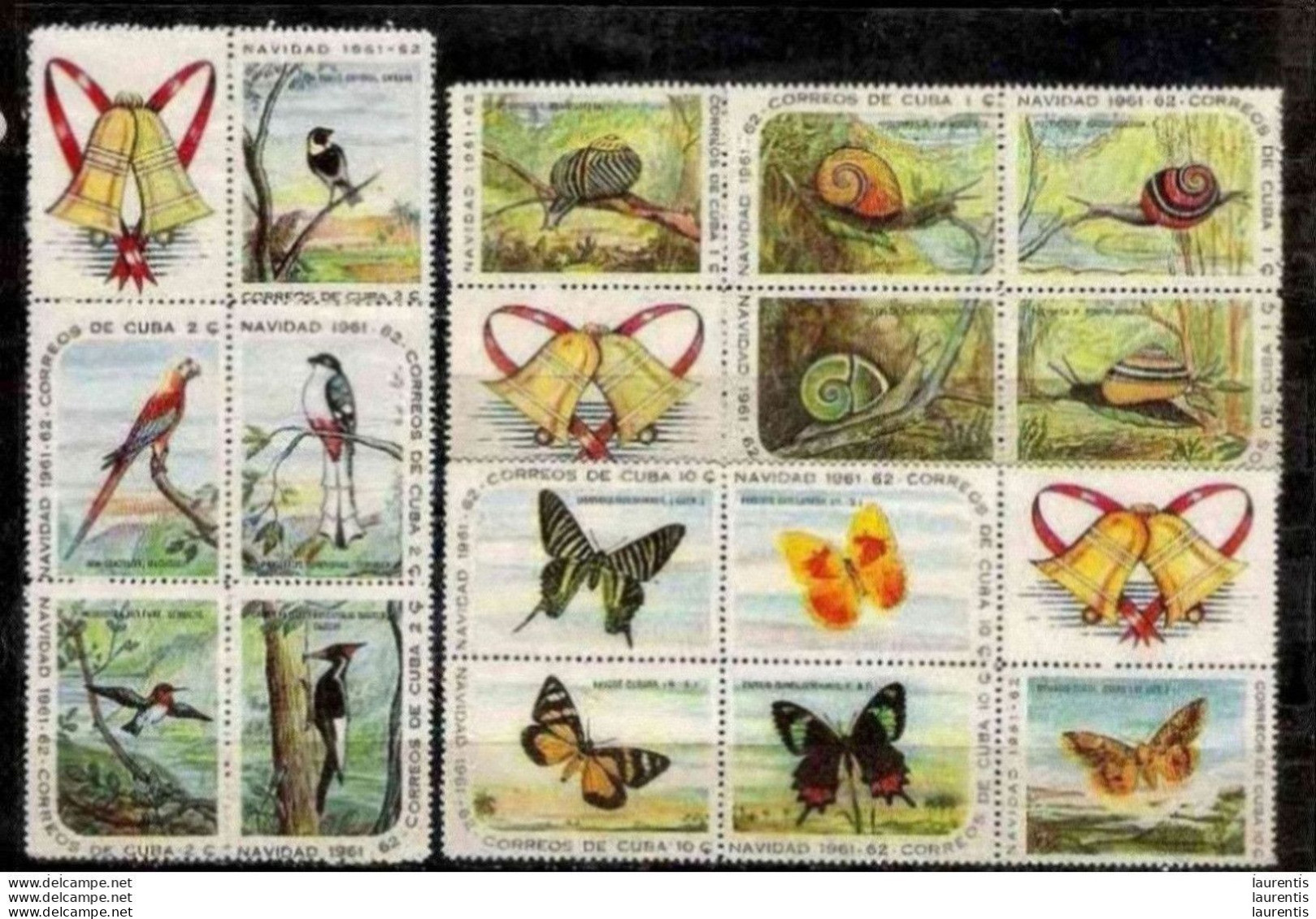 783  Birds - Shells - Butterflies - Christmas - Yv 568-82 - No Gum - Cb - 2,85 - Butterflies