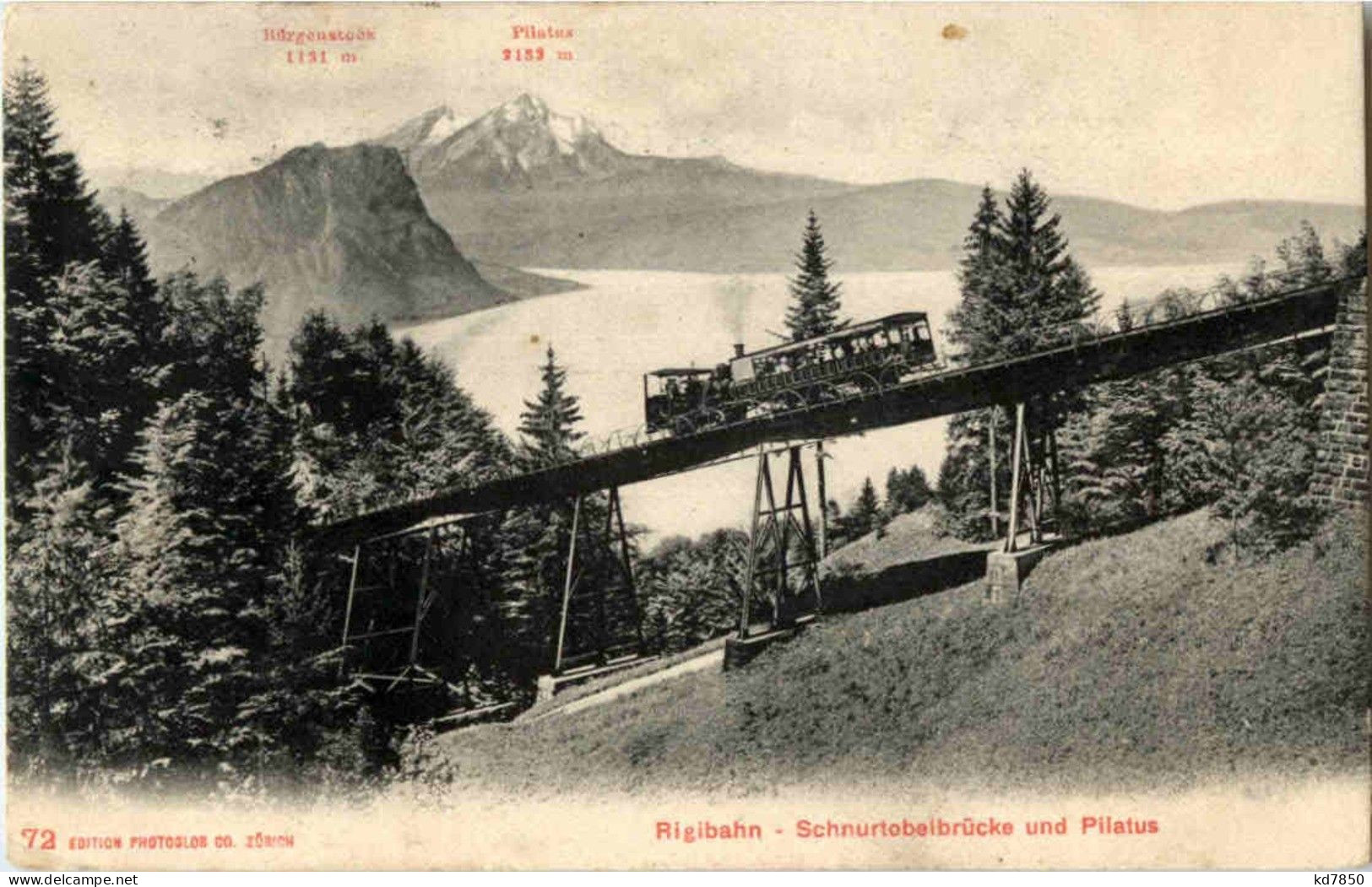 Rigibahn - Schnurtobelbrücke - Sonstige & Ohne Zuordnung