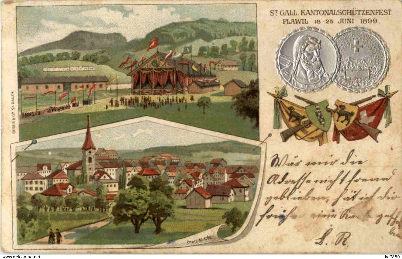 Flawil - Kantonalschützenfest 1899 - Flawil