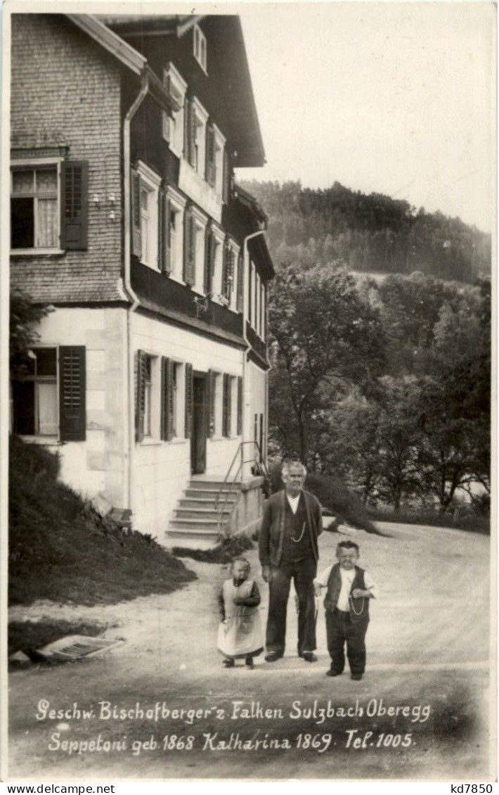 Gasthaus Zum Falken Sulzbach Oberegg - Seppatoni - Liliputaner - Oberegg