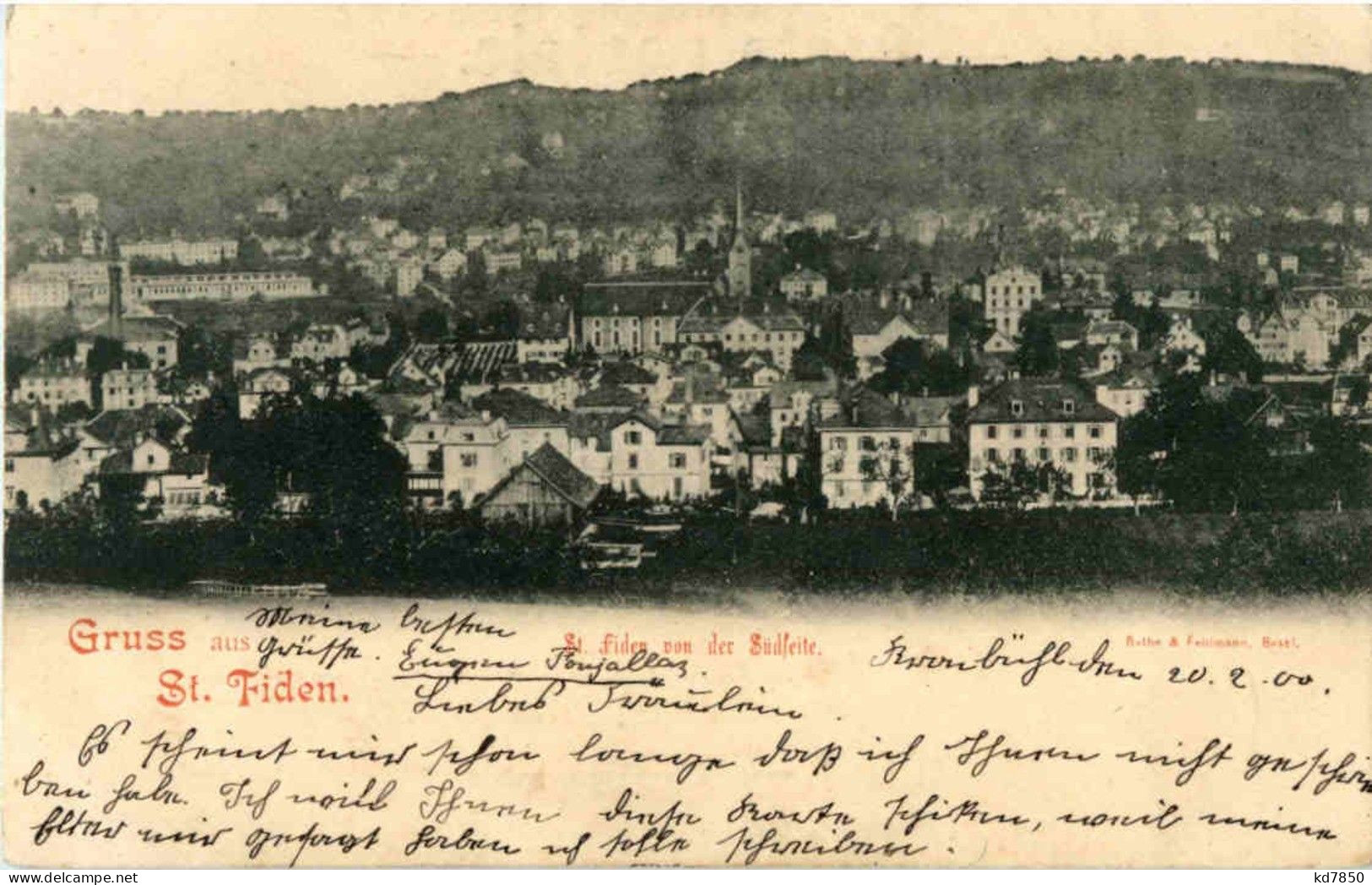 St. Gallen - Gruss Aus St. Fiden - Saint-Gall
