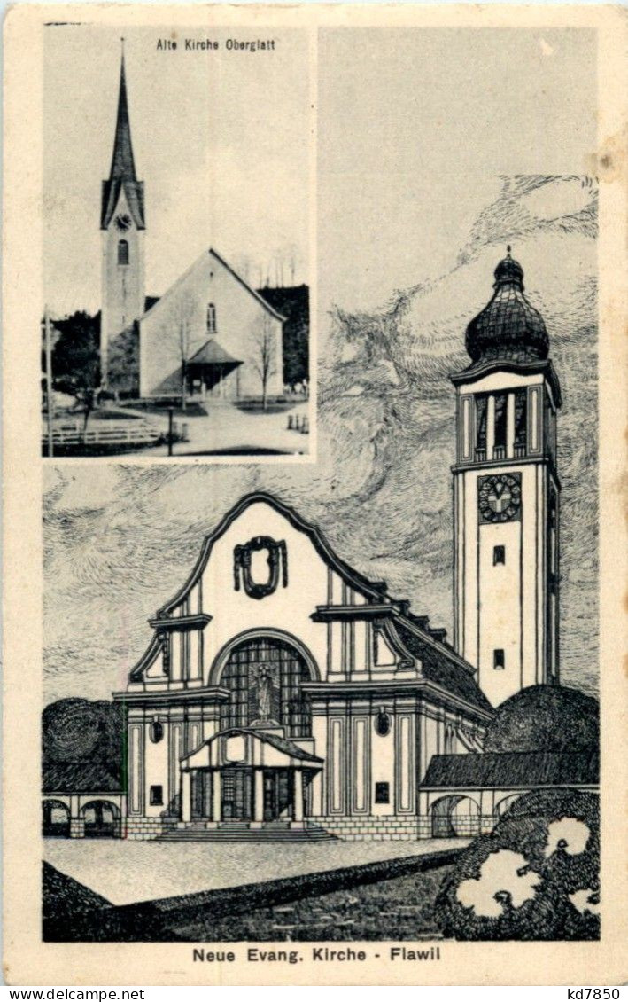 Flawil - Neue Evang. Kirche - Flawil