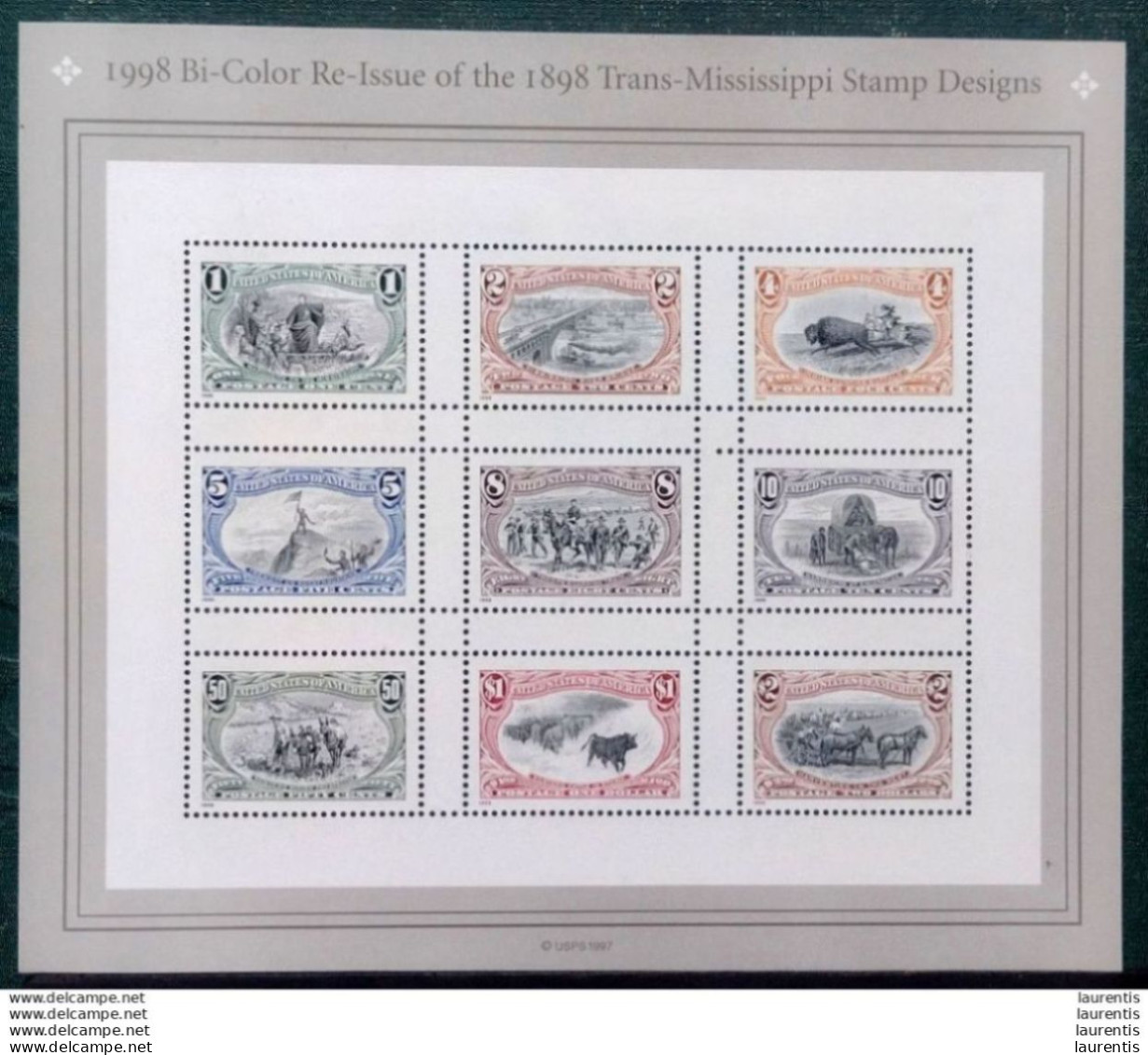 D668 Stamp On Stamp - USA - MNH - 3,75 - Timbres Sur Timbres