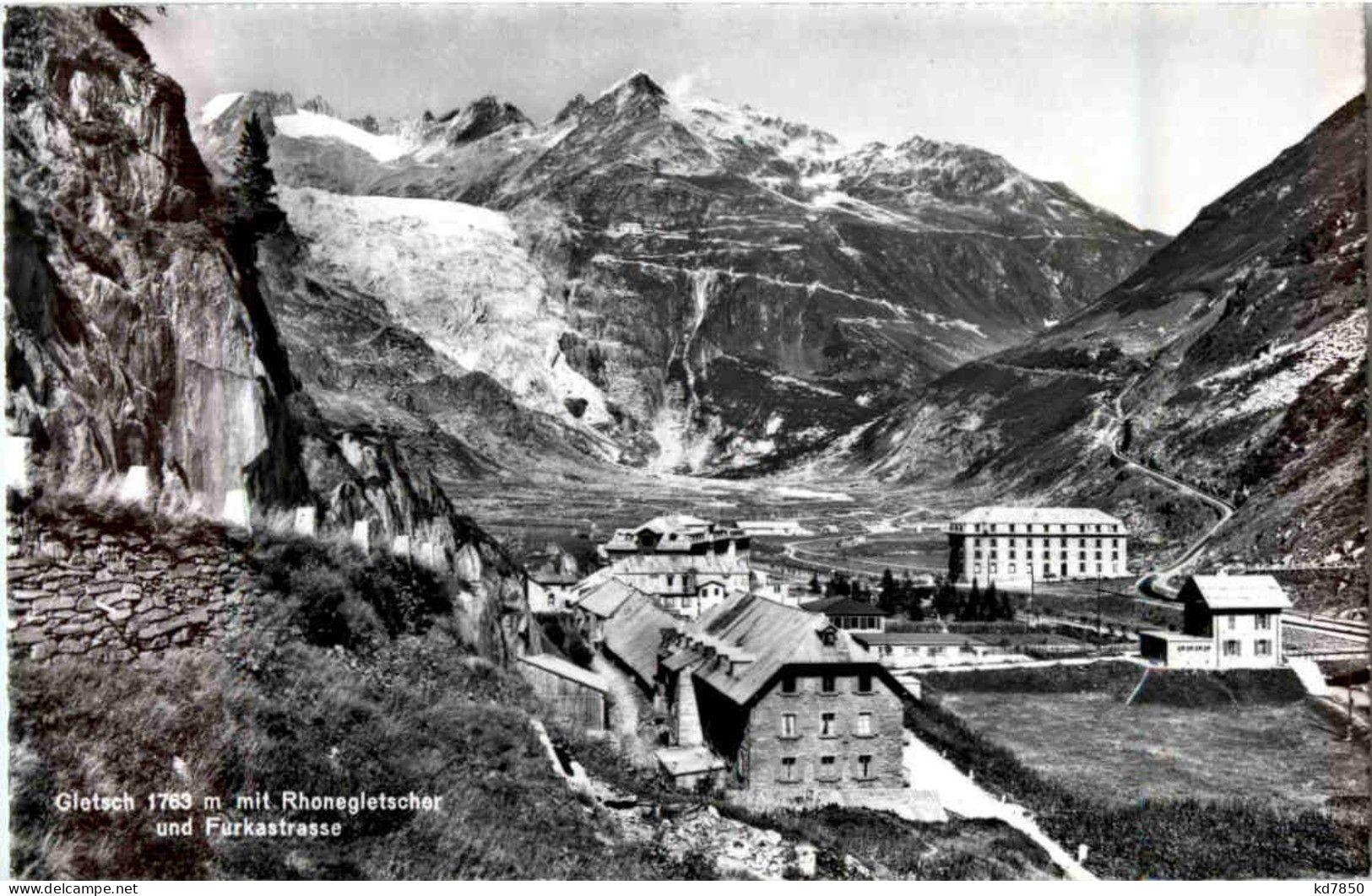 Gletsch Mit Rhonegletscher - Sonstige & Ohne Zuordnung