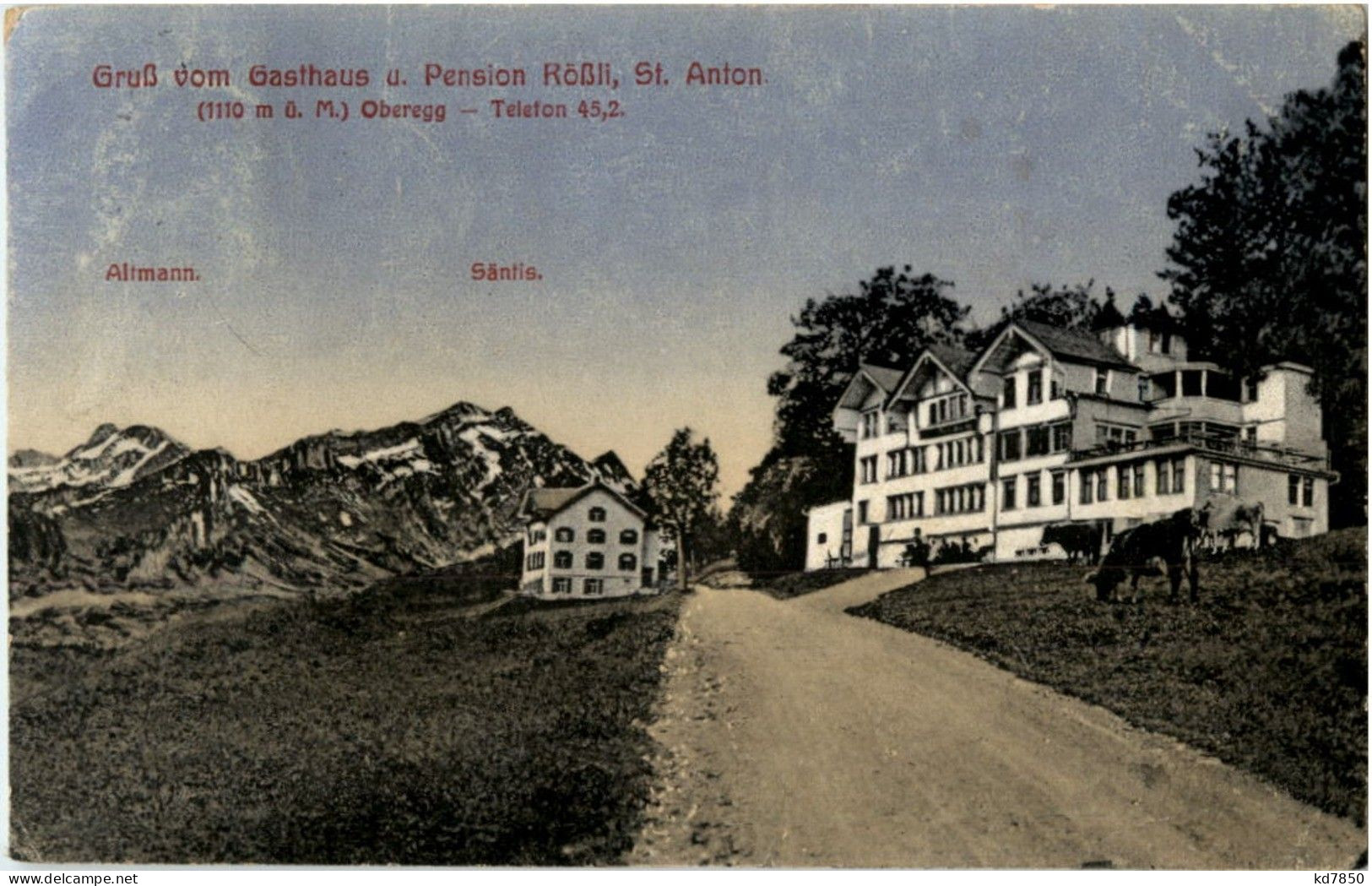 Gruss Vom St. Anton - Oberegg - Gasthof Zum Rössle - Oberegg