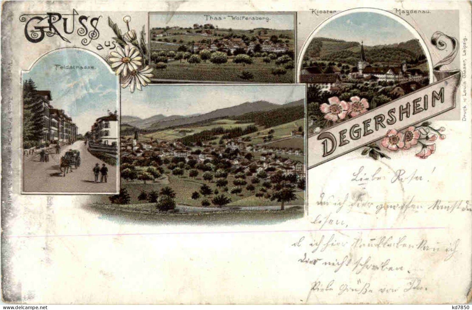 Gruss Aus Degersheim - Litho - Degersheim